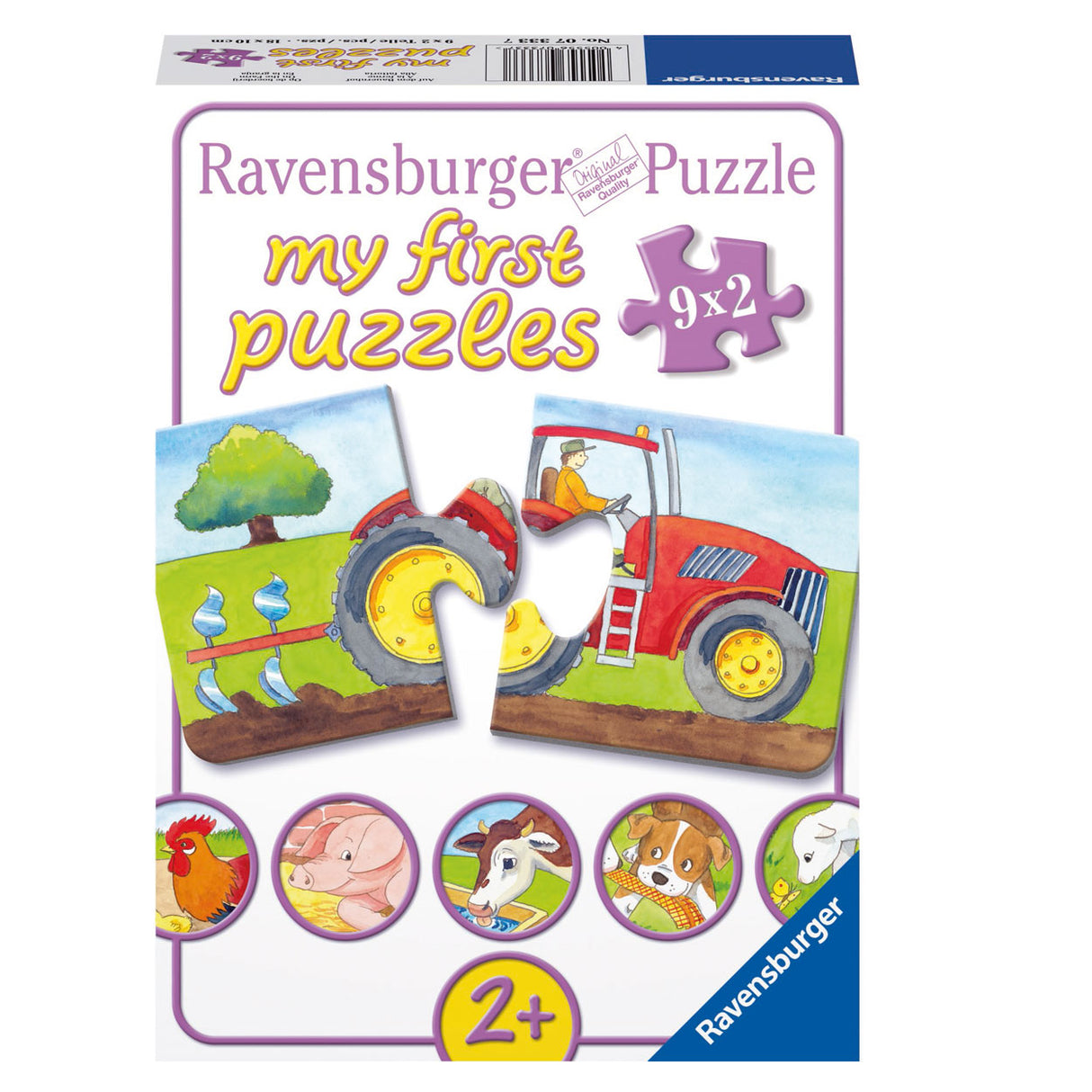 Ravensburger - Op de Boerderij 9x2st.