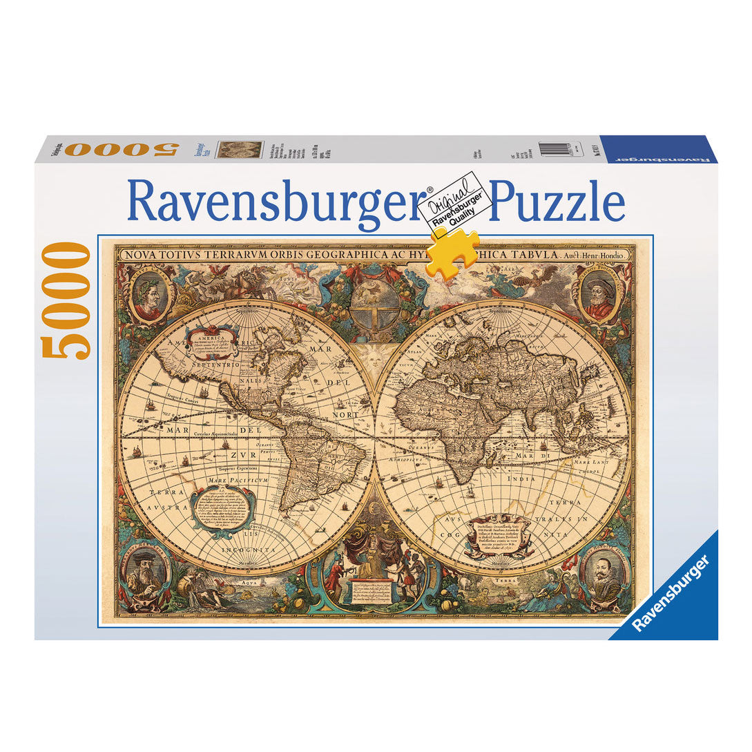 Ravensburger Antique World Map, 5000st.