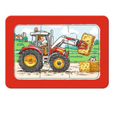 Ravensburger - Tractor excavador y piezas de tiburón 3x6