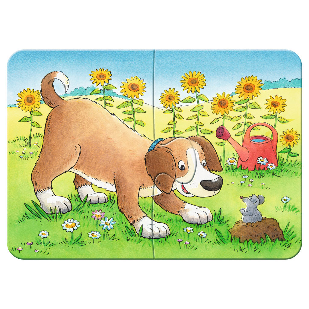 Ravensburger - Cute Pets Puzzle 4in1