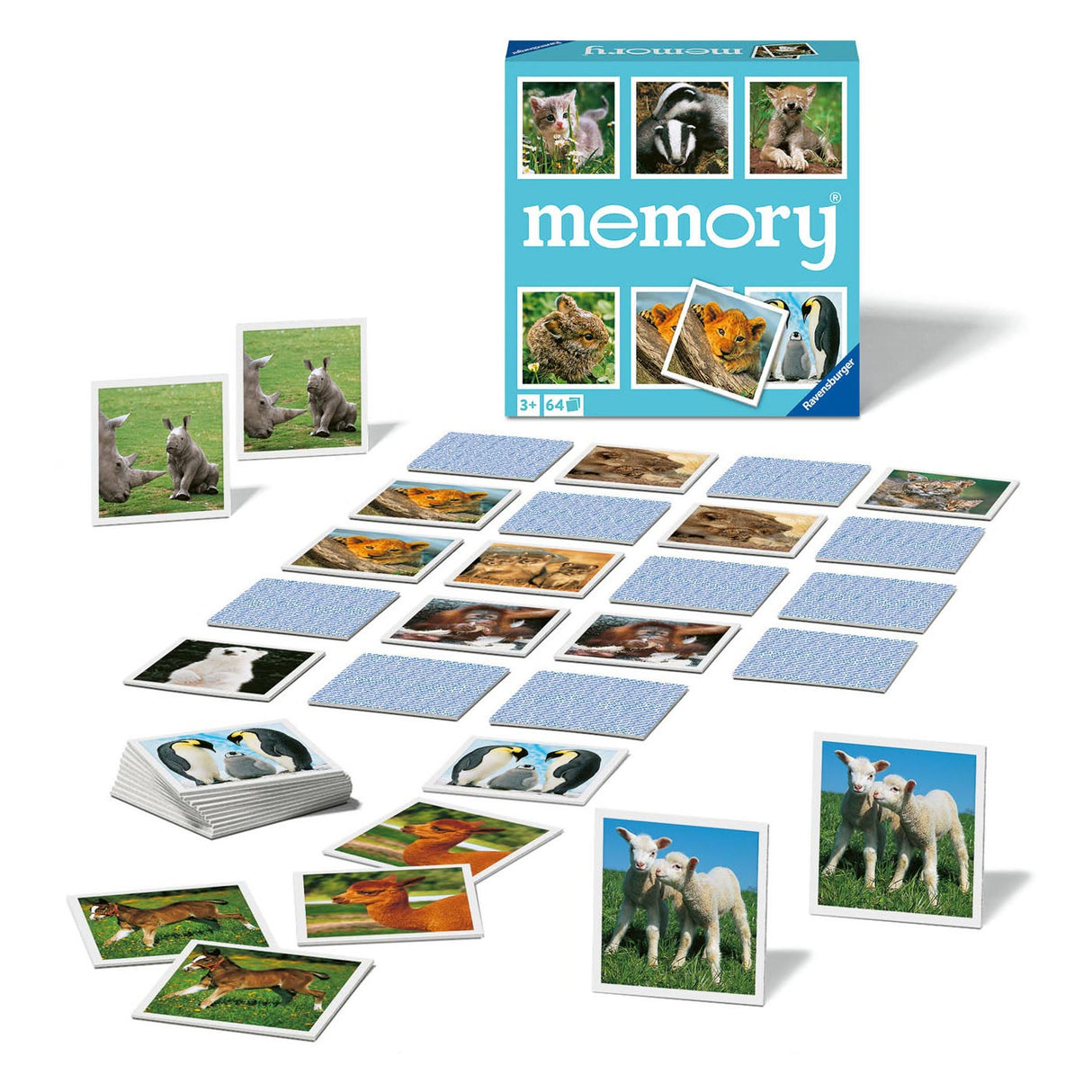 Ravensburger Memory Animales jóvenes