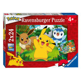 Ravensburger Puzzle Pikachu i jego przyjaciele 2x24 sztuki