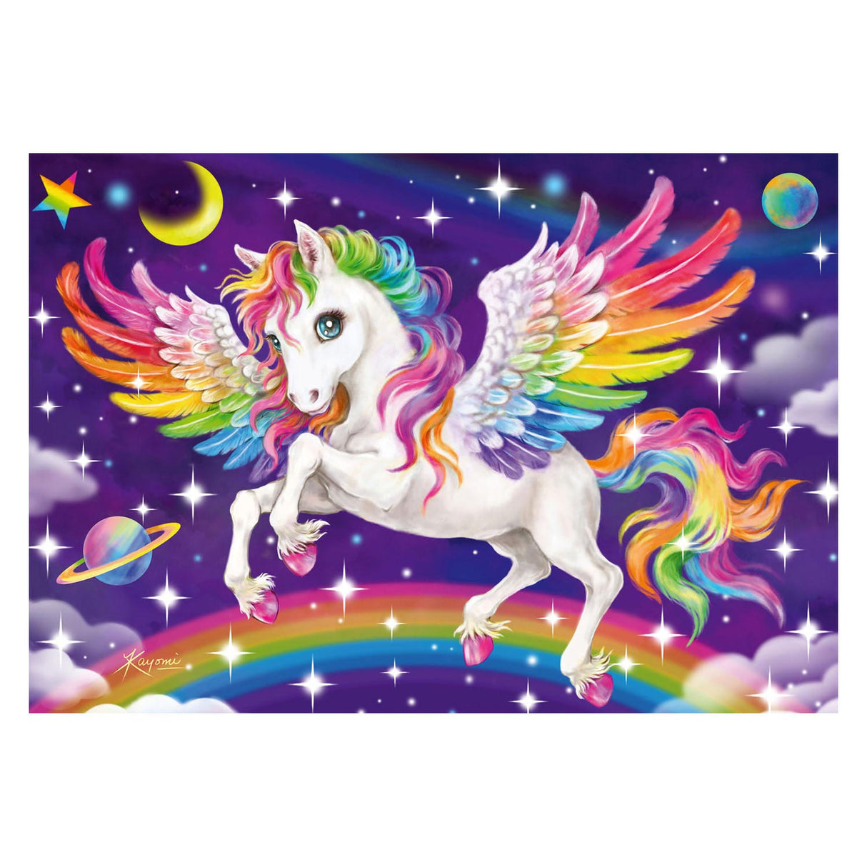 Ravensburger Puzzle Unicorn och Pegasus, 2x24st.