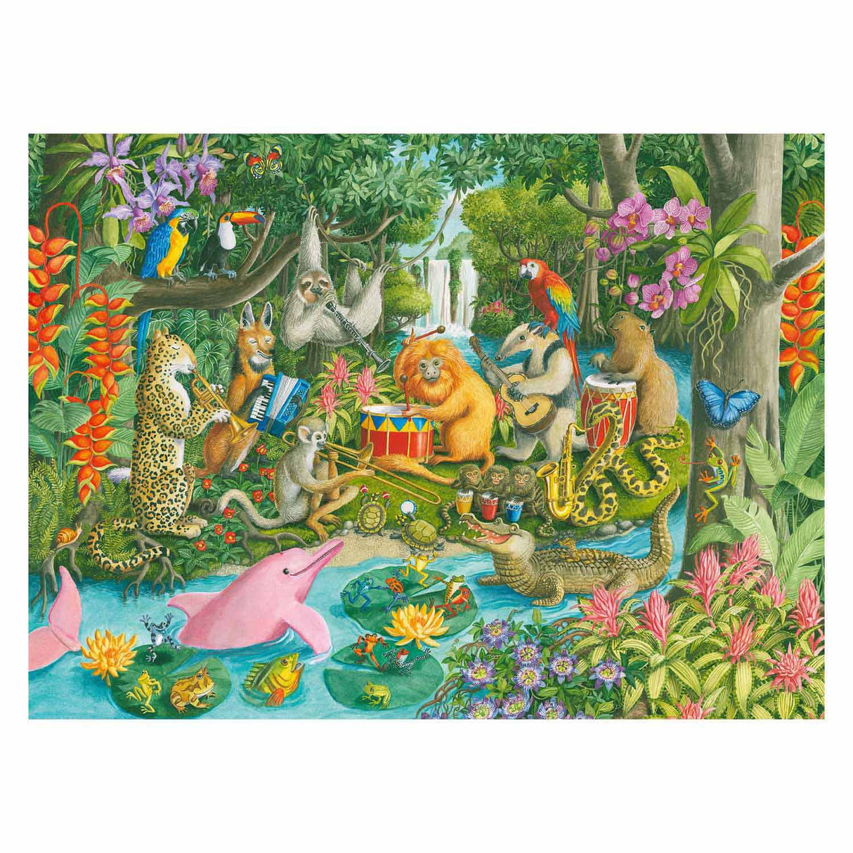 Ravensburger Puzzle The Jungle Orchestra 100st. Xxl