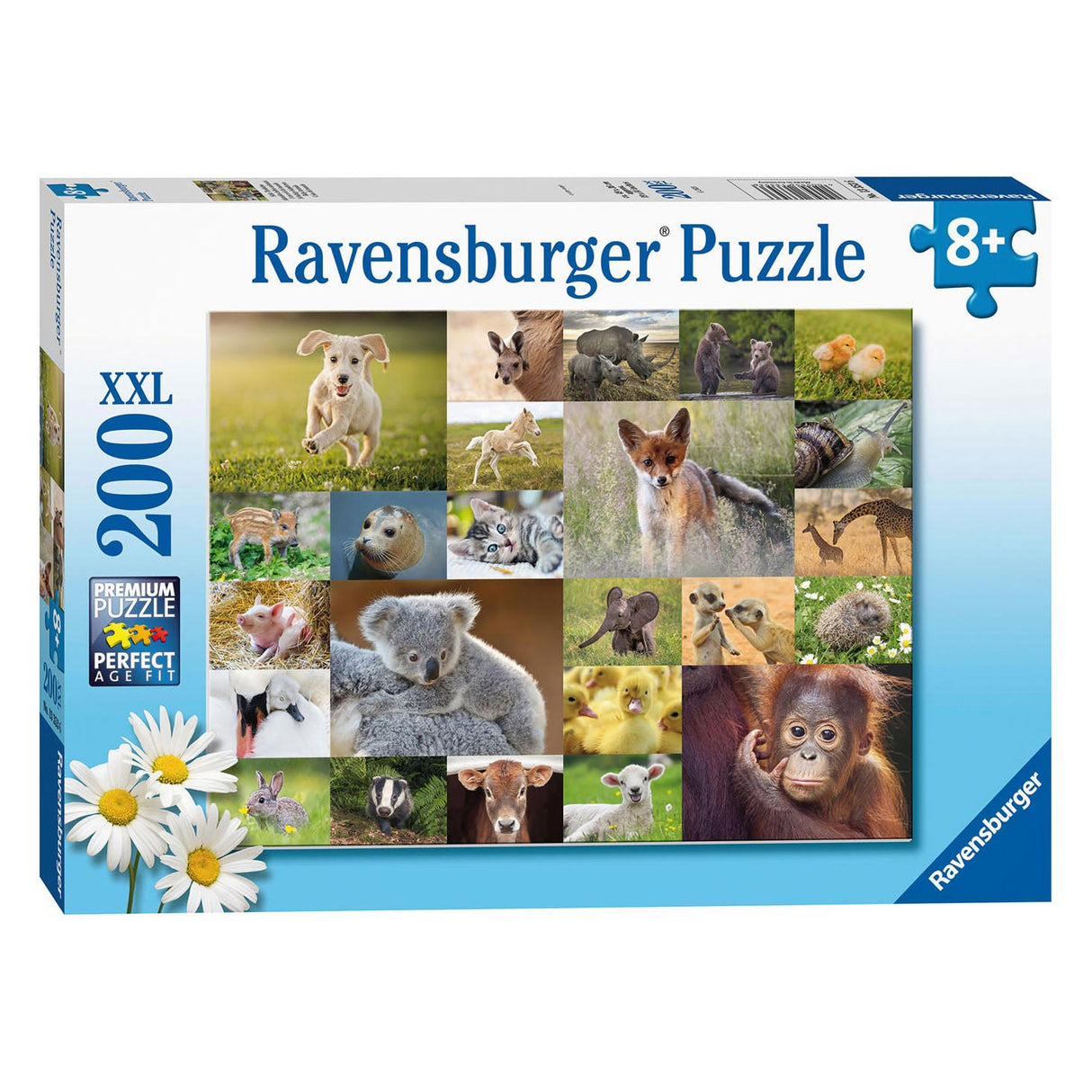 Ravensburger puzzle cute baby animals, 200st. XXL