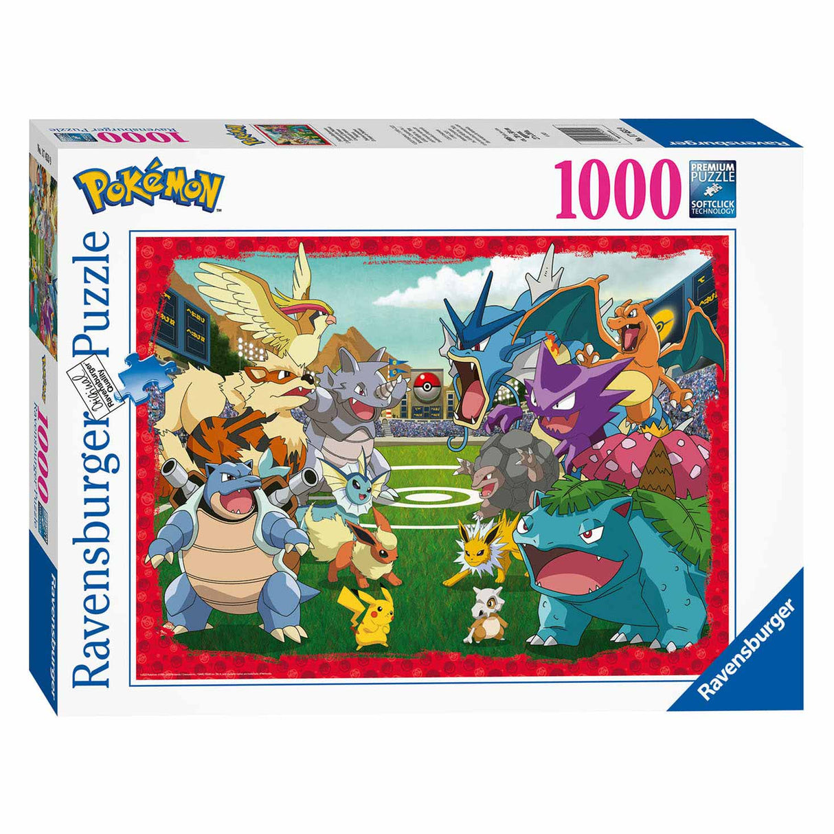 Ravensburger -puslespilskonfrontation mellem Pokemon, 1000st.