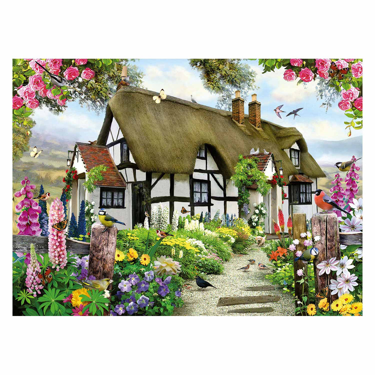 Ravensburger Puzzle idyllesch Gîte 500st.