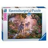 Ravensburger Puzzle Wolven Familie Im Sommer 1000st.