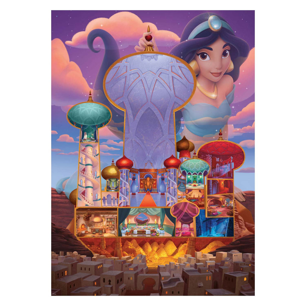 Ravensburger Castles Jasmine Puzzle, 1000st.