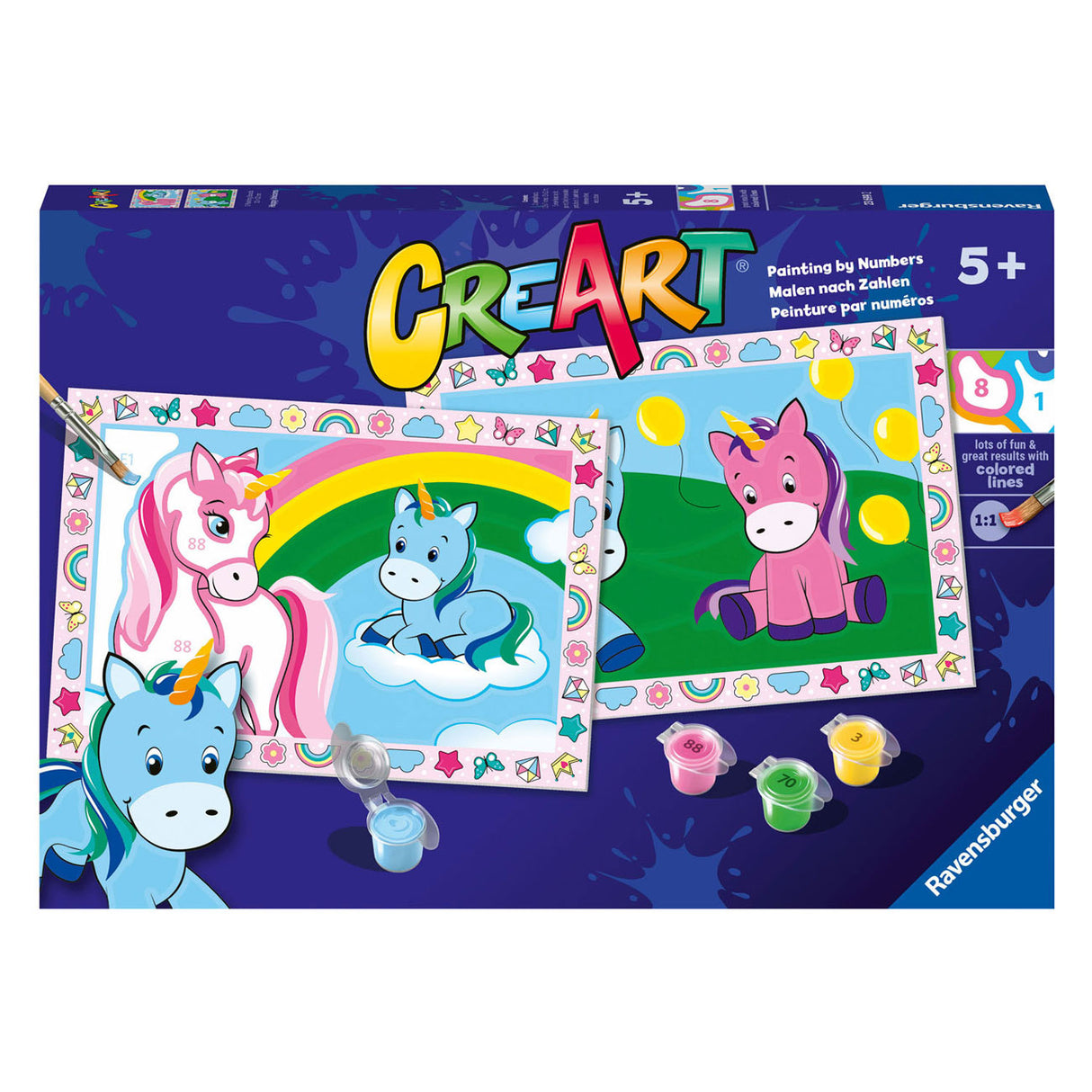 Ravensburger Crart Målning på Song Blije Unicorns