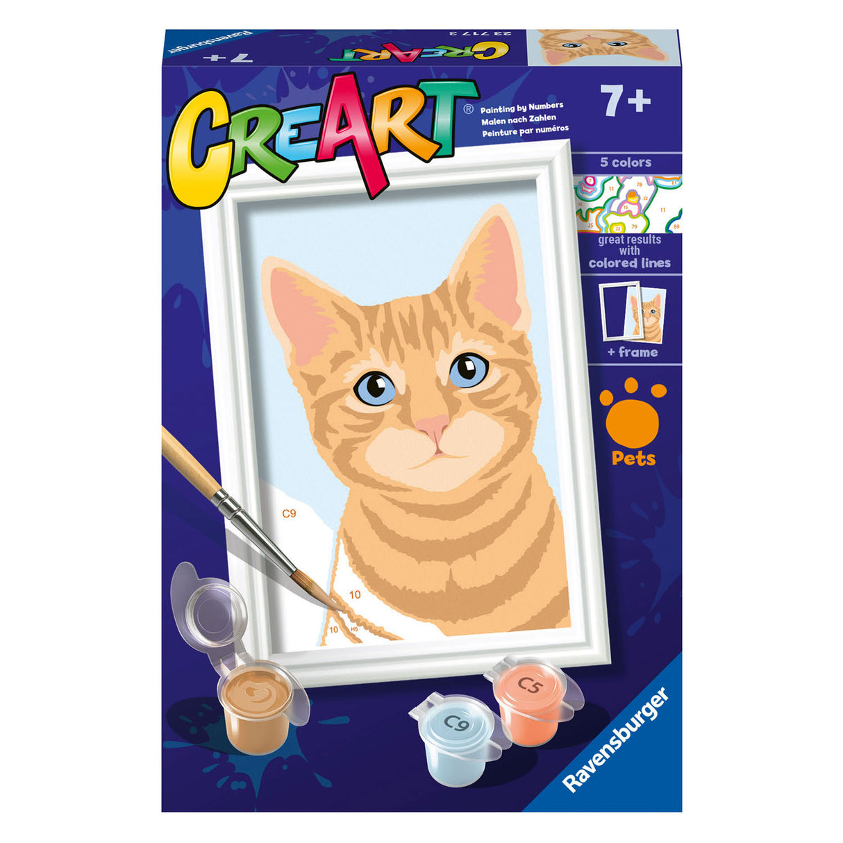 Ravensburger Crart Molerei op Song Rode Kater