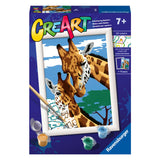 Ravensburger Creart Painting on Number Cute Giraffes