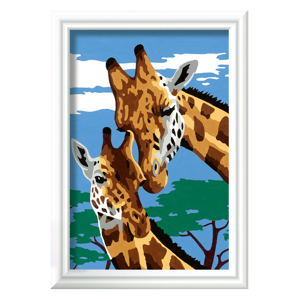 Ravensburger Creart Painting on Number Cute Giraffes