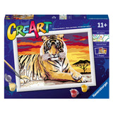 Ravensburger Creart Maleri med Number Majestue Tiger