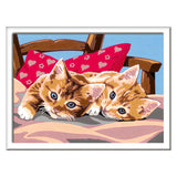 Ravensburger creart two cuddly cats - schilderen op nummer voor kinderen