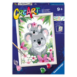 Ravensburger creart schilderen op nummer koala schatjes