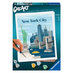 Ravensburger creart schilderen op nummer - kleurrijk new york