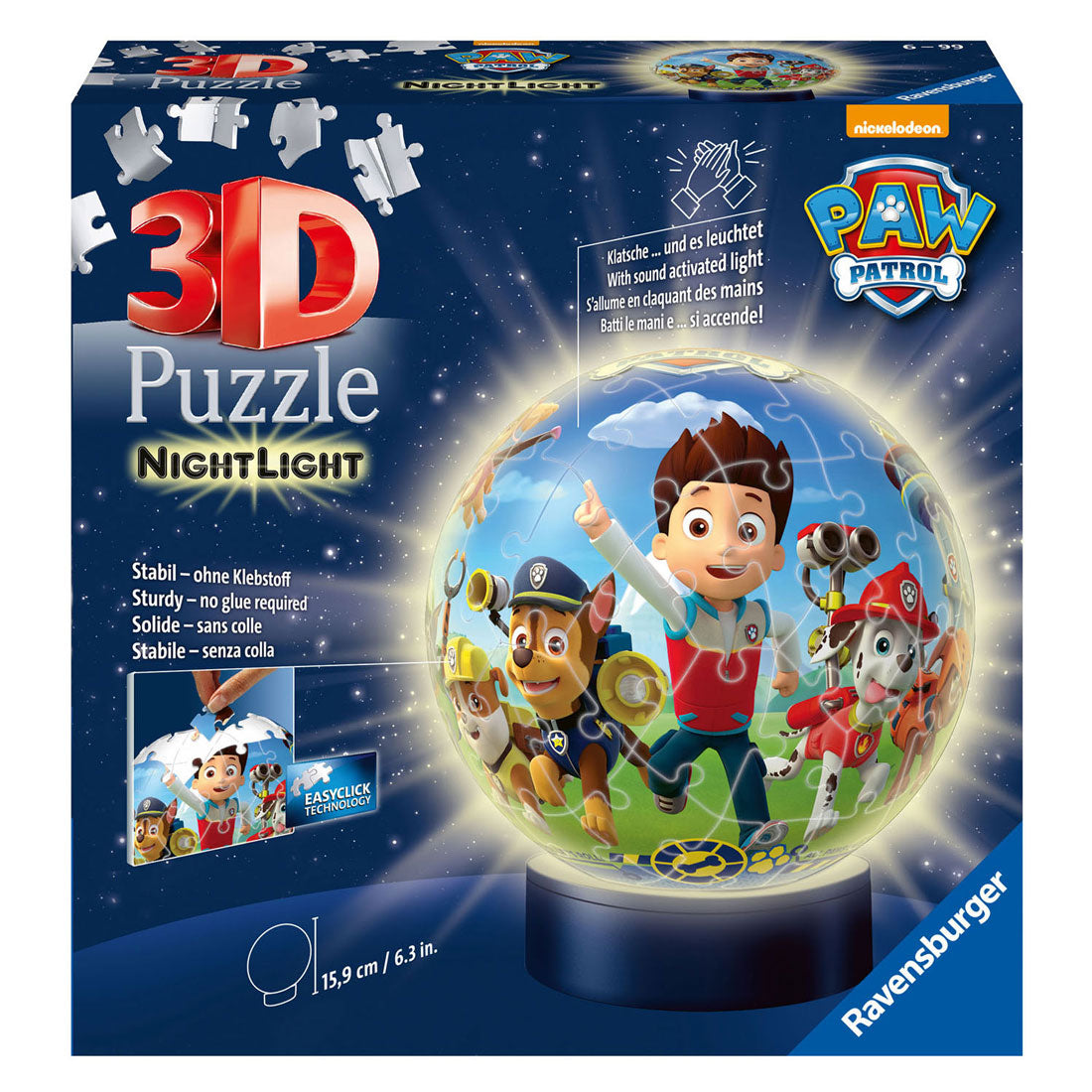 Ravensburger 3D Puzzle Night Lamp, 72st.