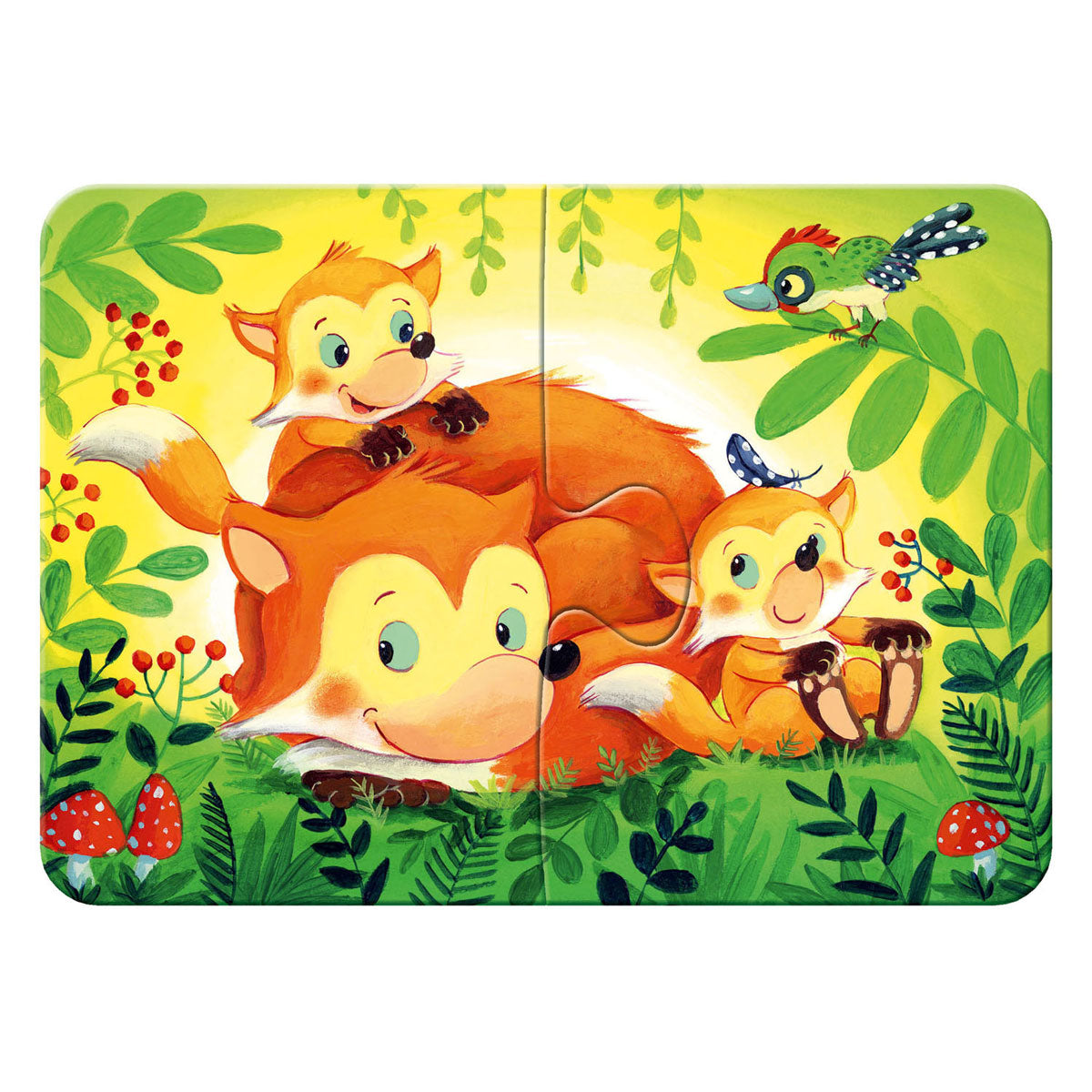 Ravensburger jigsauw Puzzle kleng Déierenfamillen, 4in1