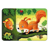 Ravensburger puzzel forest animals - legpuzzel - 2, 4, 6, 8 stukjes