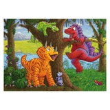 Ravensburger Jigsaw Puzzle som spiller Dinos, 2x24st.