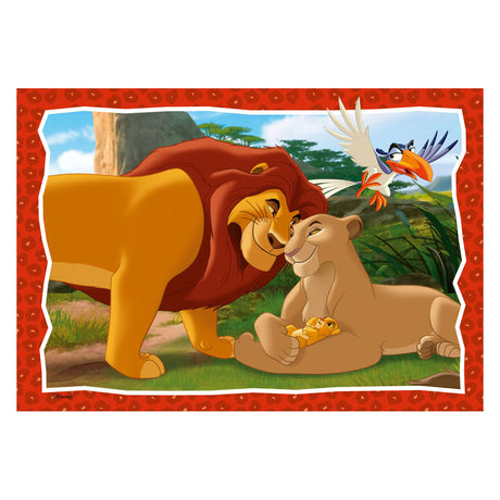 Ravensburger puzzel the lion king - twee puzzels - 24 stukjes - kinderpuzzel