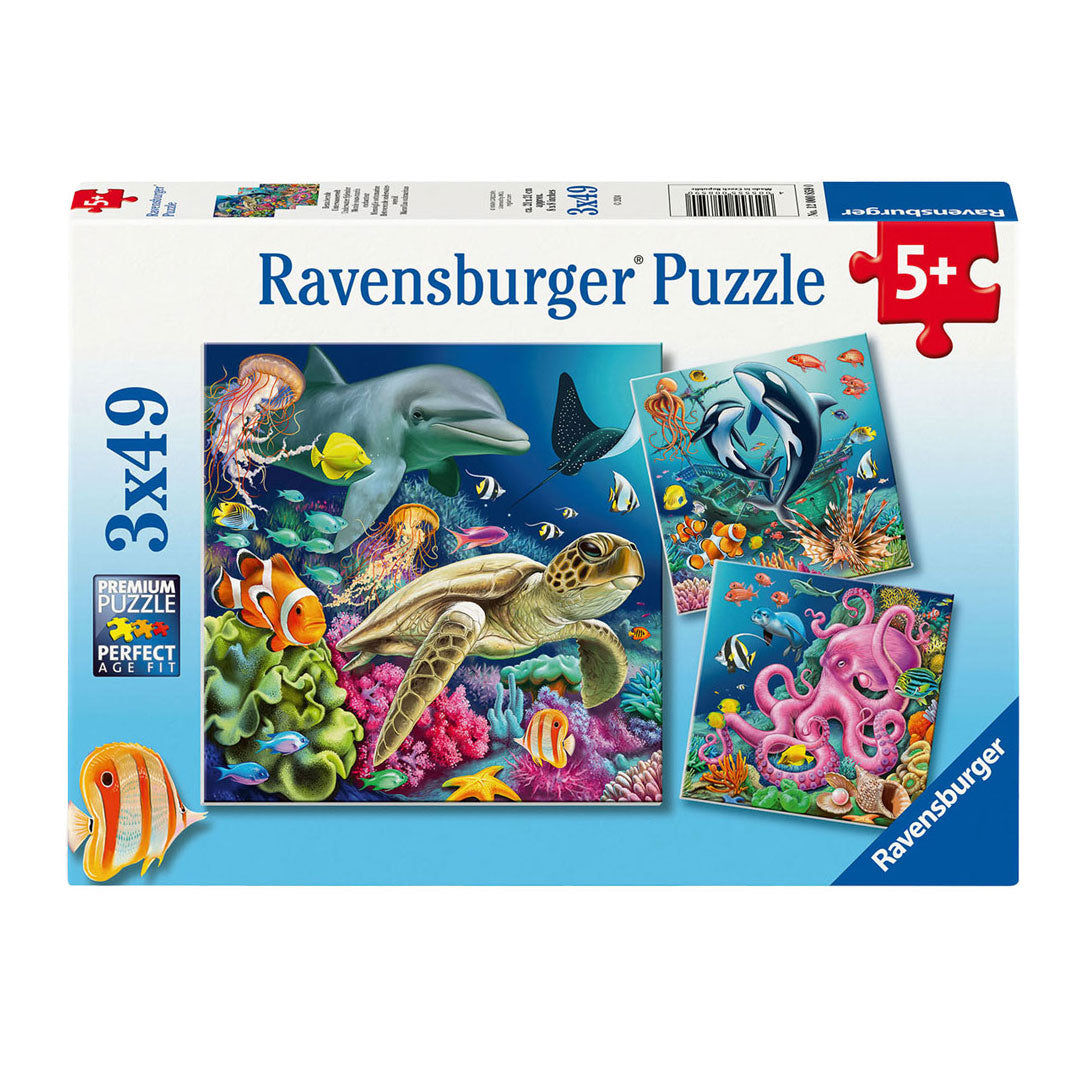 Ravensburger Jigsaw Puzzle Enchanting Underwater World, 3x49st.