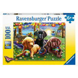 Ravensburger jigsauw Puzzle xxl Hënn Picknick, 100..