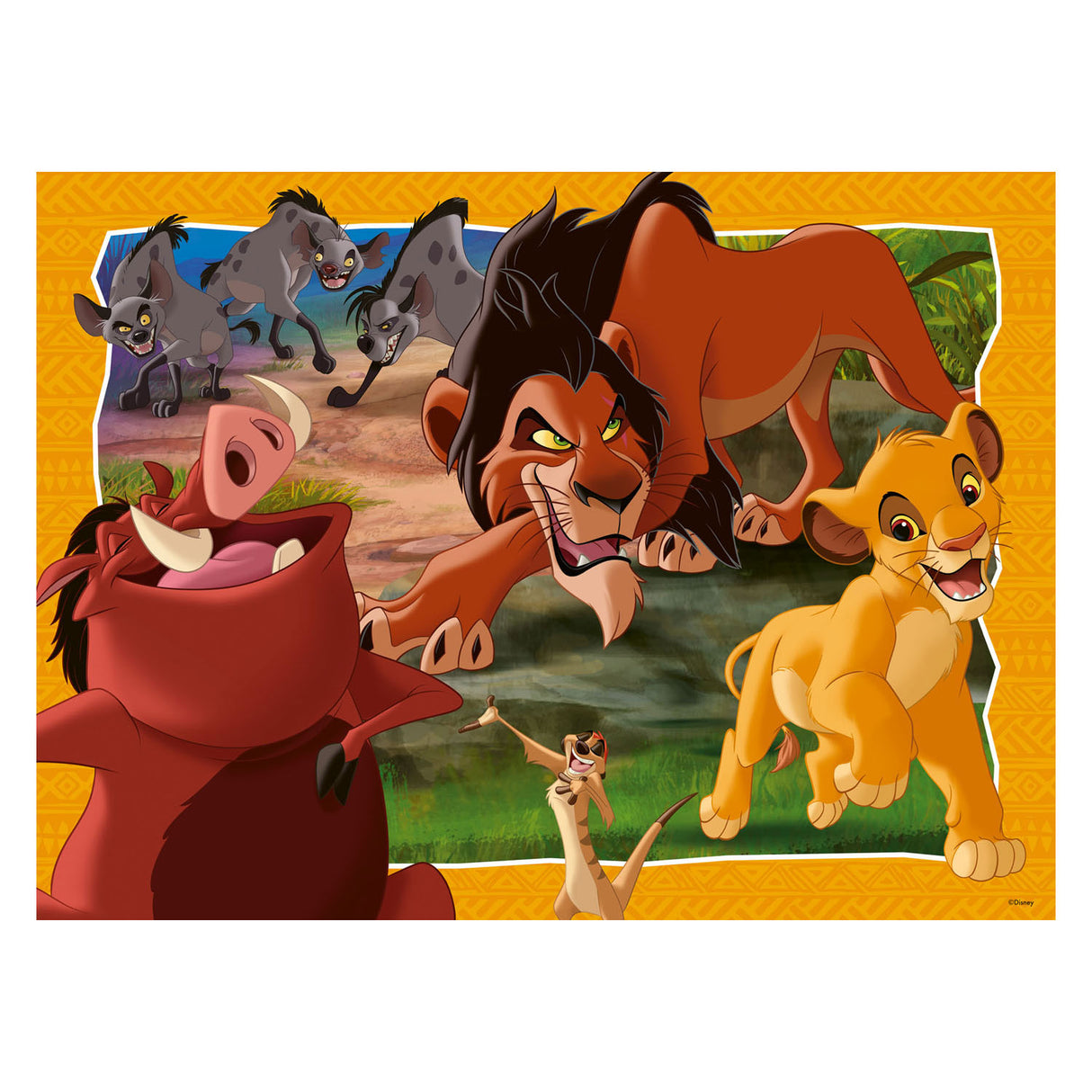 Ravensburger jigsaw puzzle XXL Lion King, 200st.