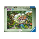 Ravensburger puzzel flower hill lane - legpuzzel - 1000 stukjes