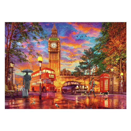 Ravensburger jigsaw puzzle sunset on Parliament Square, London, 1000st.