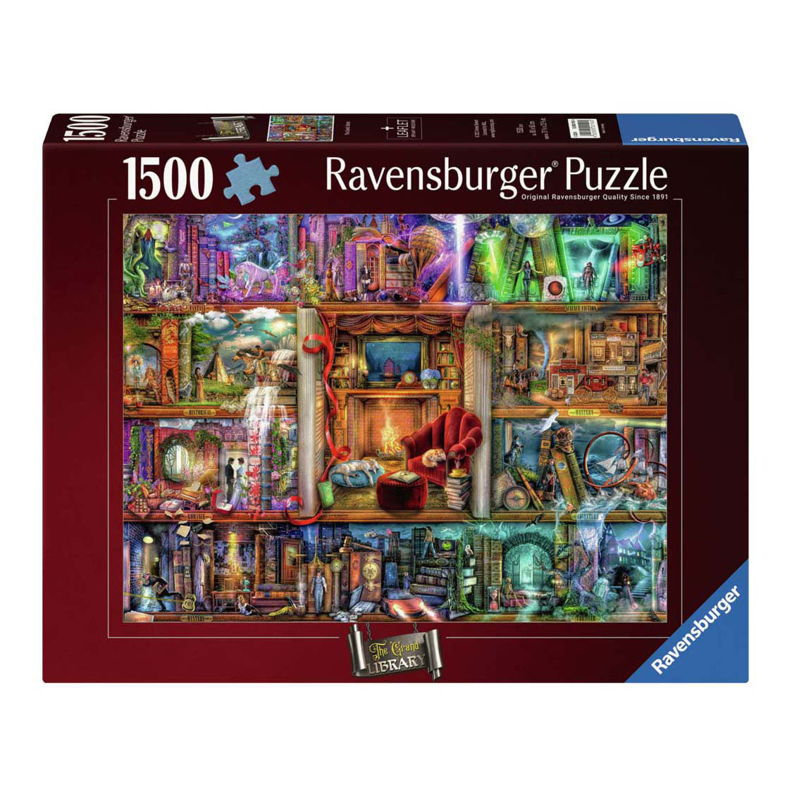 Ravensburger Jigsaw uganka Velika knjižnica, 1500st.