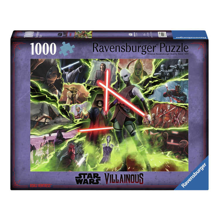 Ravensburger Jigsaw Puzzle Star Wars Villainous Asajj Ventress, 1000st.