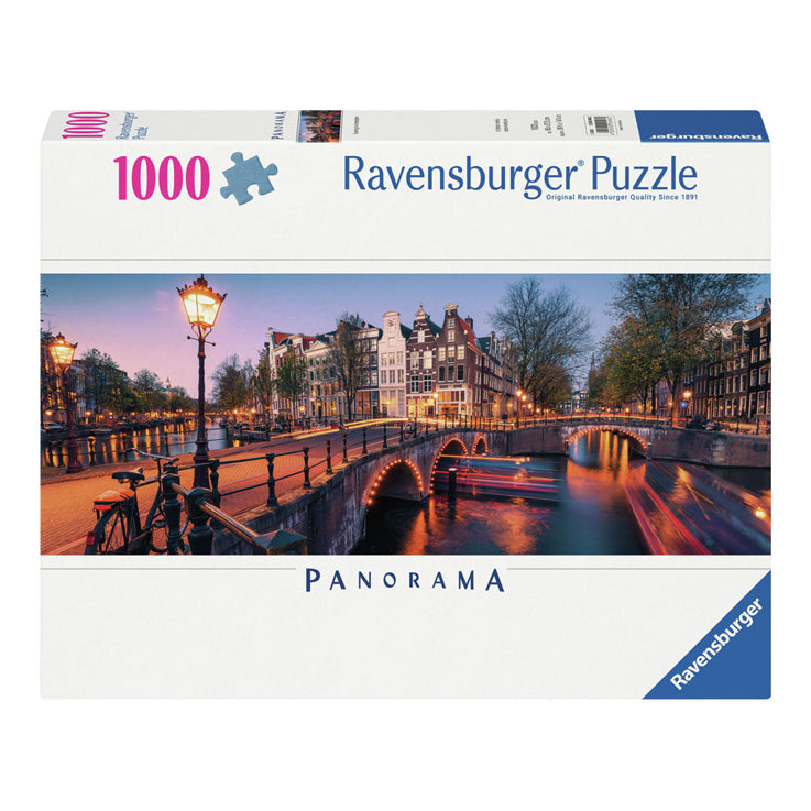 Ravensburger Jigsaw Puzzle Evening en Amsterdam, 1000.