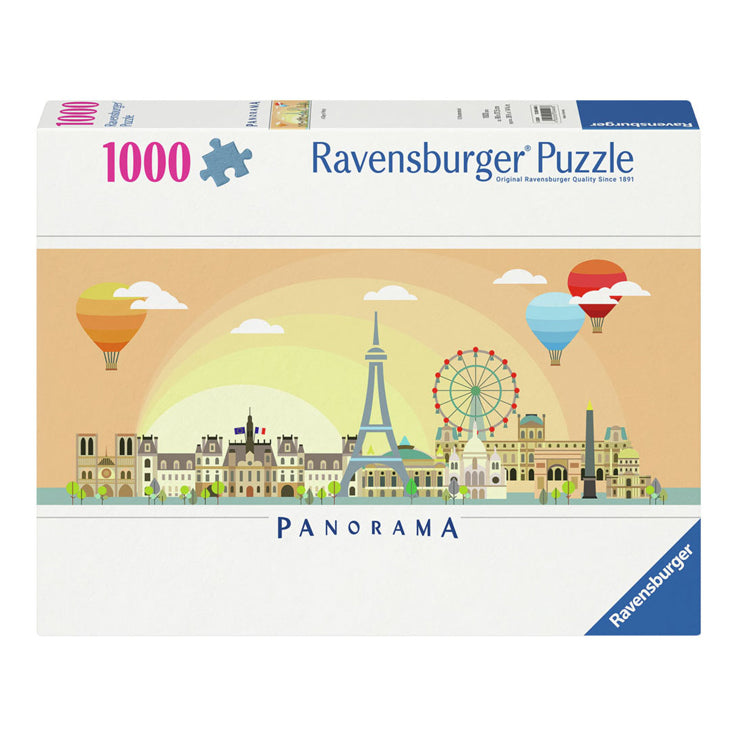 Ravensburger Puzzle Jigsaw un jour à Paris, 1000st.