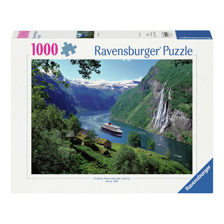 Ravensburger Jigsaw Puzzle Norwegian Fjord, 1000º.