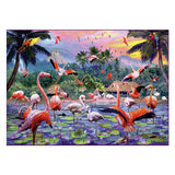 Ravensburger Jigsaw Puzzle Pink Flamingos, 1000st.