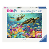 Ravensburger legpuzzel blauwe onderwaterwereld, 1000st.