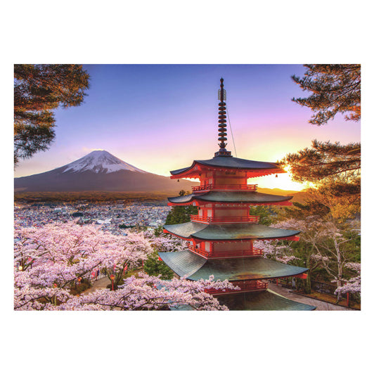 Ravensburger Jigsaw Puzzle Cherry Blossom w pobliżu Fuji Berg, 1000st.