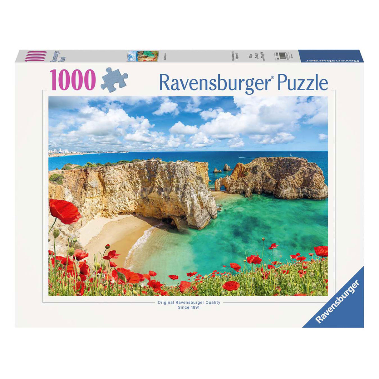 Ravensburger Jigsaw Puzzle Poppies en el Algarve Portugal, 1000.