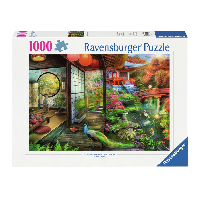 Ravensburger Jigsaw Puzzle Theehuis in Japanese Garden, 1000st.