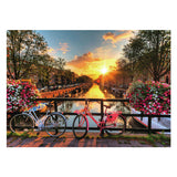 Ravensburger Jigsaw Puzzle Bicycles v Amsterdamu, 1000st.