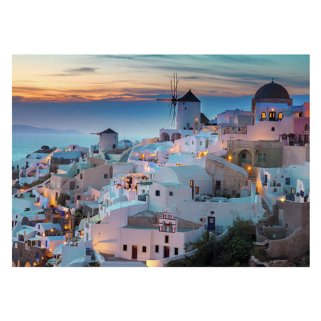 Ravensburger puzzel legpuzzel santorini avond - 1000 stukjes landschap.