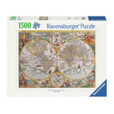 Ravensburger Jigsaw Puzzle World Map 1594, 1500.