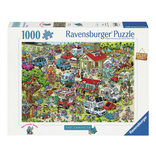 Ravensburger Jigsaw Puzzle Holiday Resort 1: The Camping, 1000st.