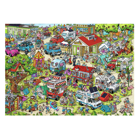 Ravensburger Jigsaw Puzzle Holiday Resort 1: Kamp, 1000st.