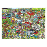 Ravensburger jigsaw puzzle Holiday Resort 1: The Campsite, 1000st.