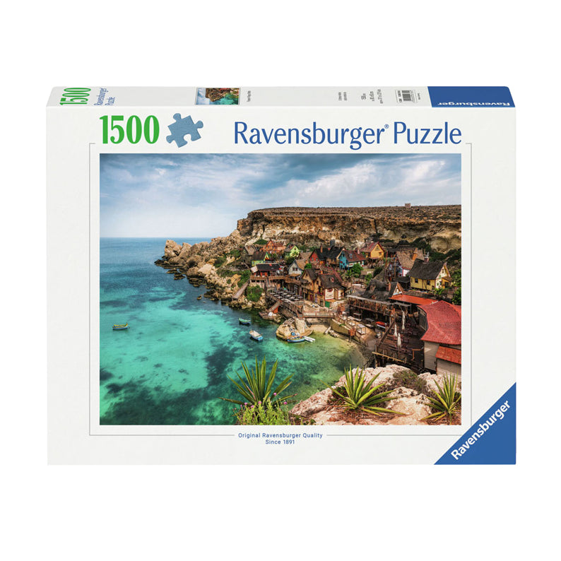 Ravensburger Jigsaw Puzzle Popeye Village Malta, 1500st.