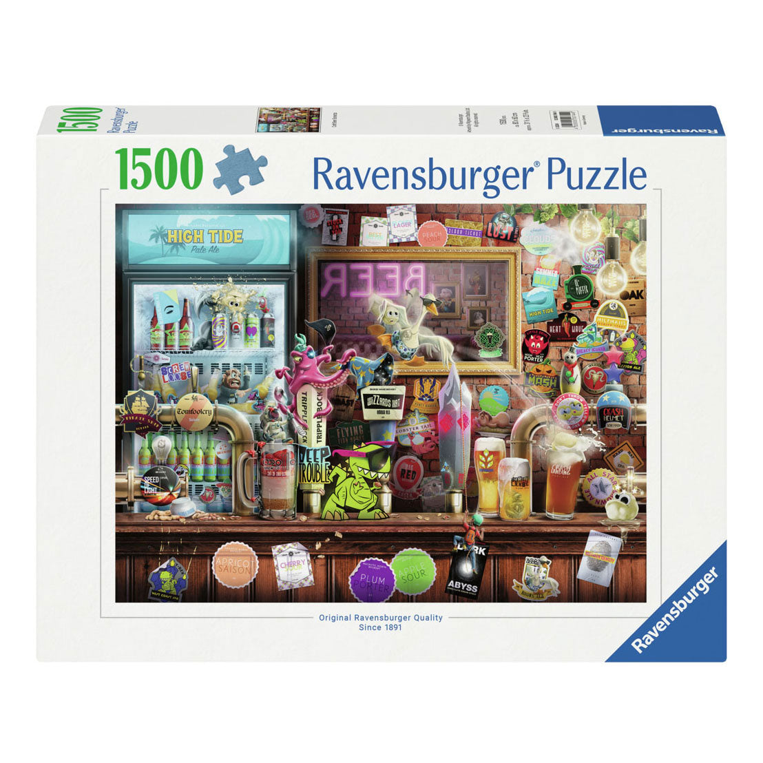 Ravensburger jigsaw puzzle traditional beers, 1500st.