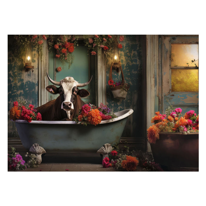 Ravensburger Jigsaw Puzzle The Cow in the Bathtub, 1000st.